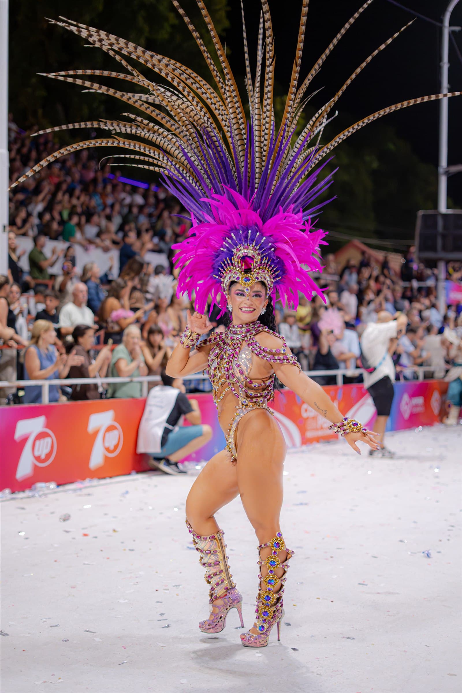 Rosario Sánchez bailando samba